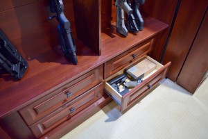 Gun cabinet murphy bed