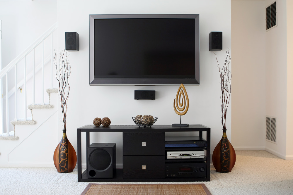 custom media center from More Space Place Dallas